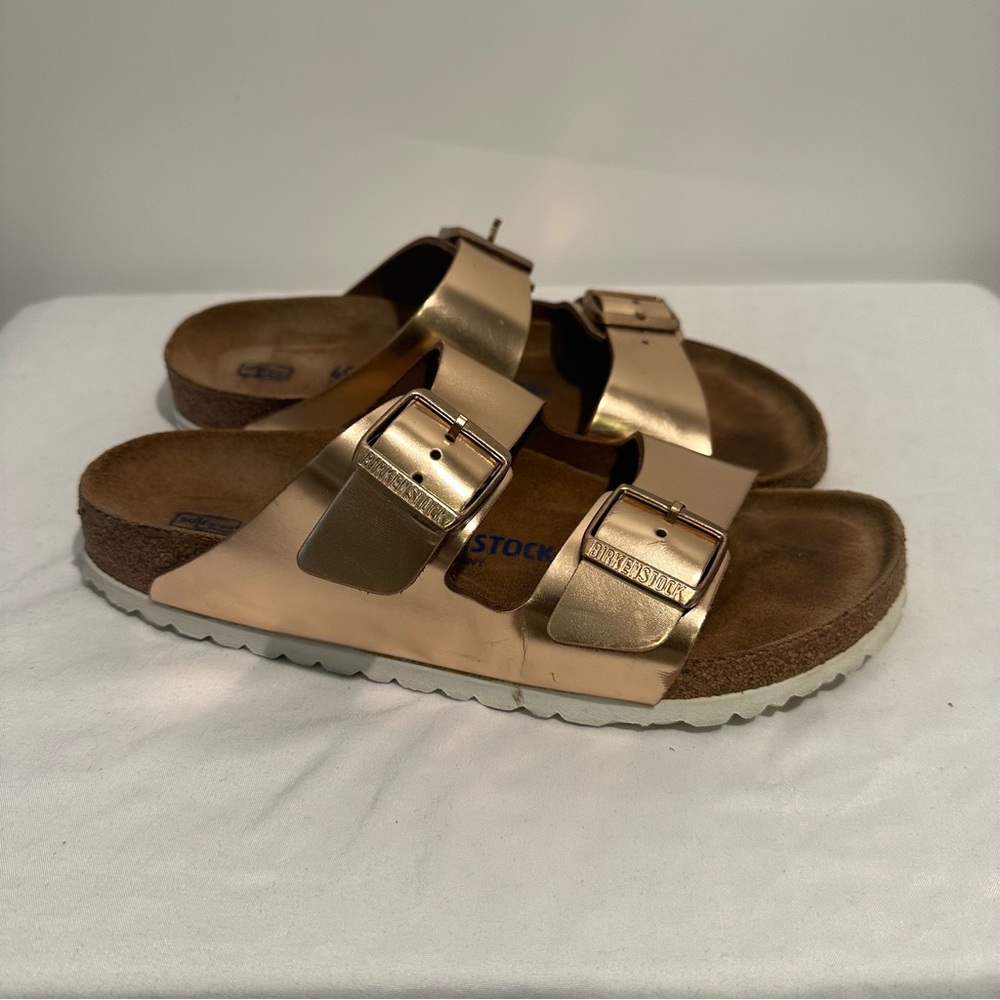 Birkenstock Metallic Sandals Gold 9/40